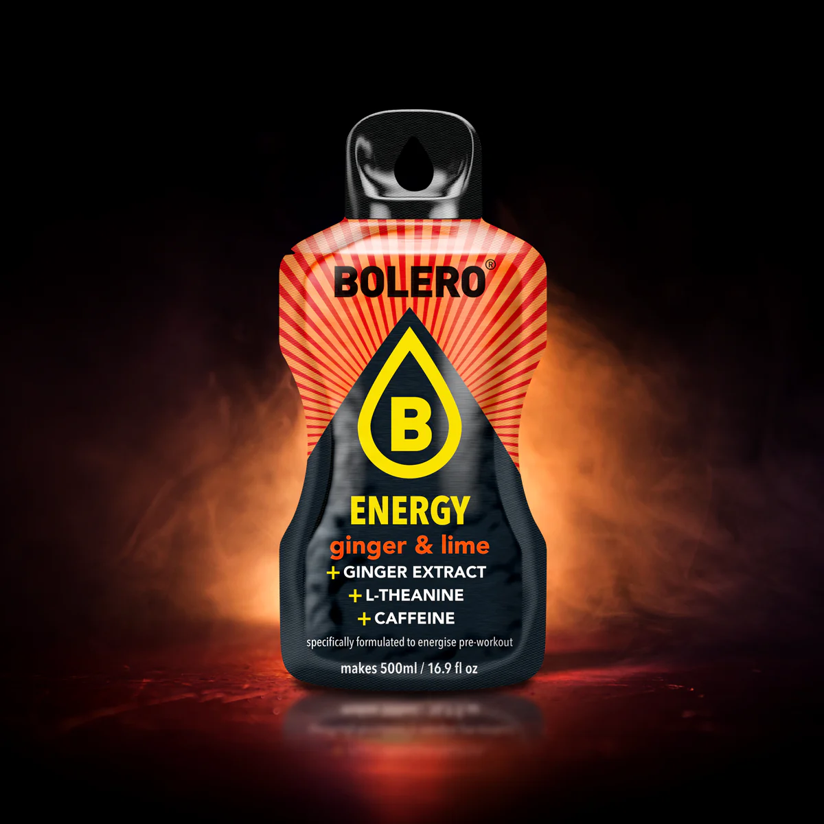 Bolero® ENERGY Ginger & Lime 500ml (6 x 14g) - Image 3