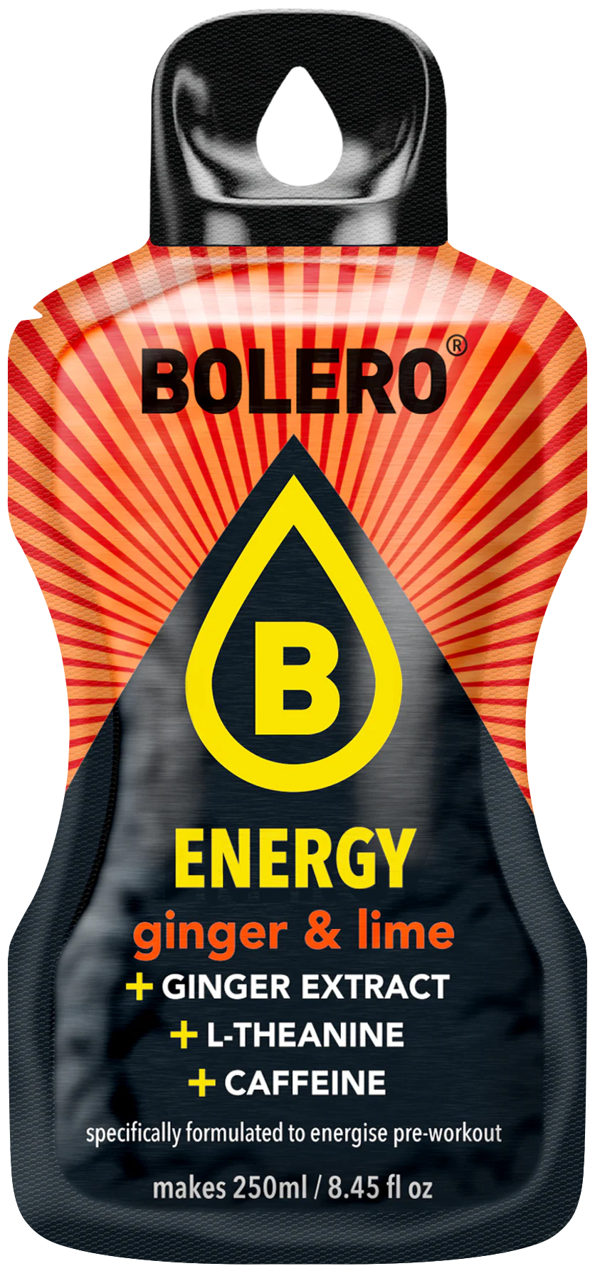 Bolero® ENERGY Ginger & Lime | 7g | 250ml
