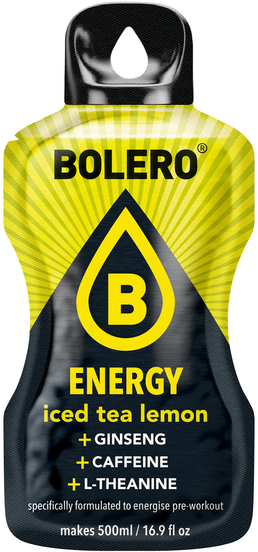 Bolero® ENERGY Iced tea Lemon 500ml (6 x 14g) - Image 2