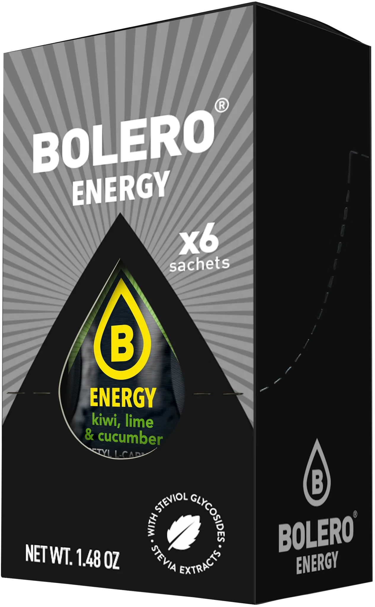 Bolero® ENERGY Kiwi, Lime & Cucumber | 7g | 250ml - Image 2