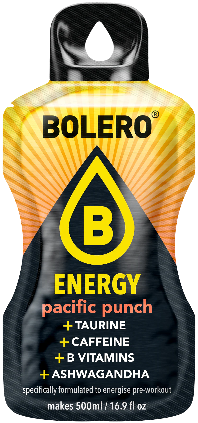Bolero® ENERGY Pacific Punch 500ml (6 x 14g) - Image 2