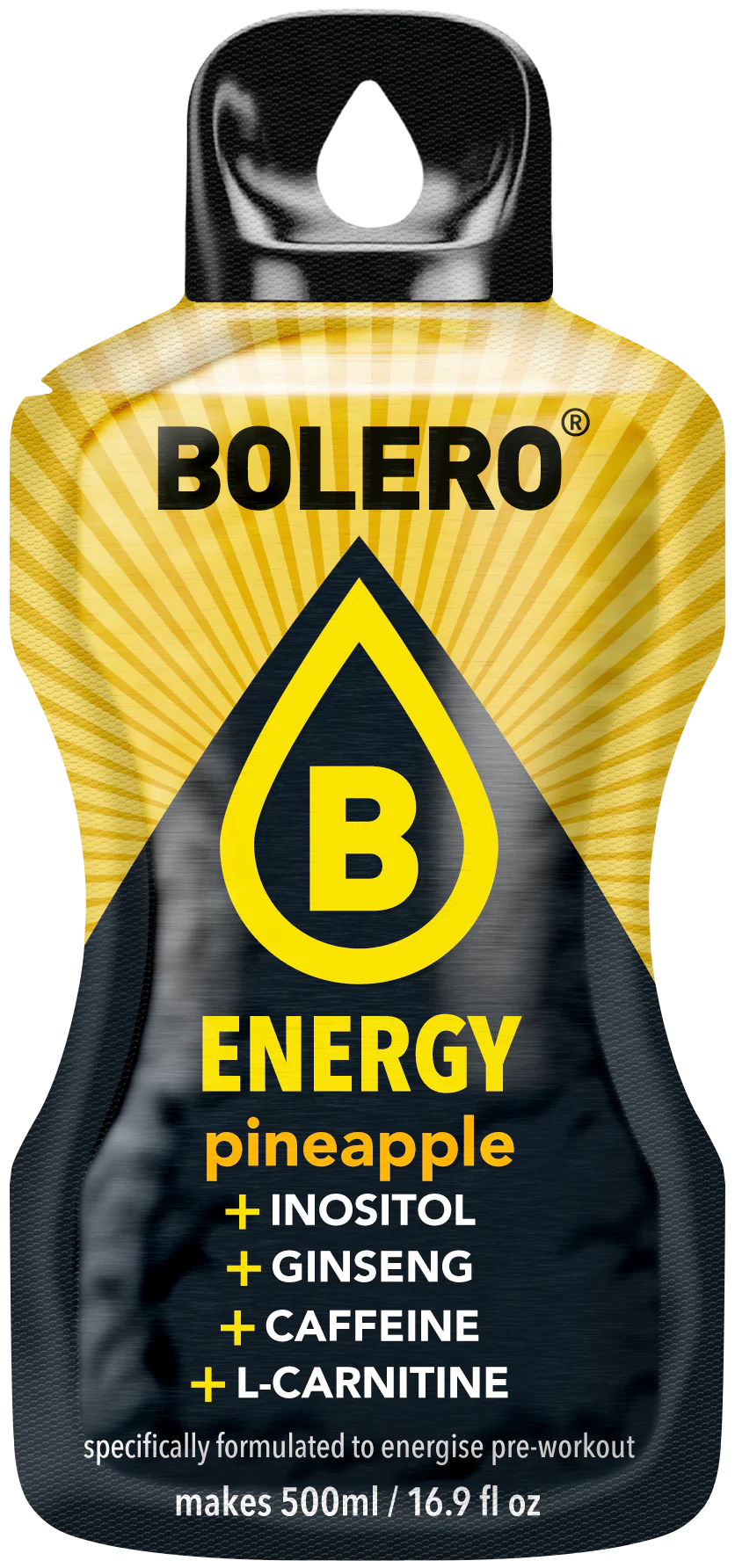 Bolero® ENERGY Pineapple 500ml (6 x 14g) - Image 2
