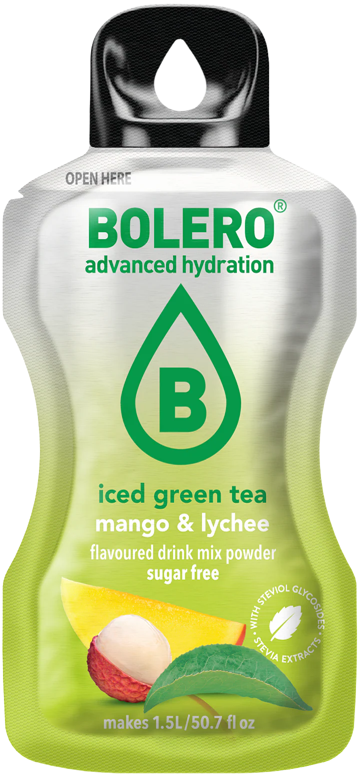 Bolero® ICED GREEN TEA Mango & Lychee | 8g | 1,5L
