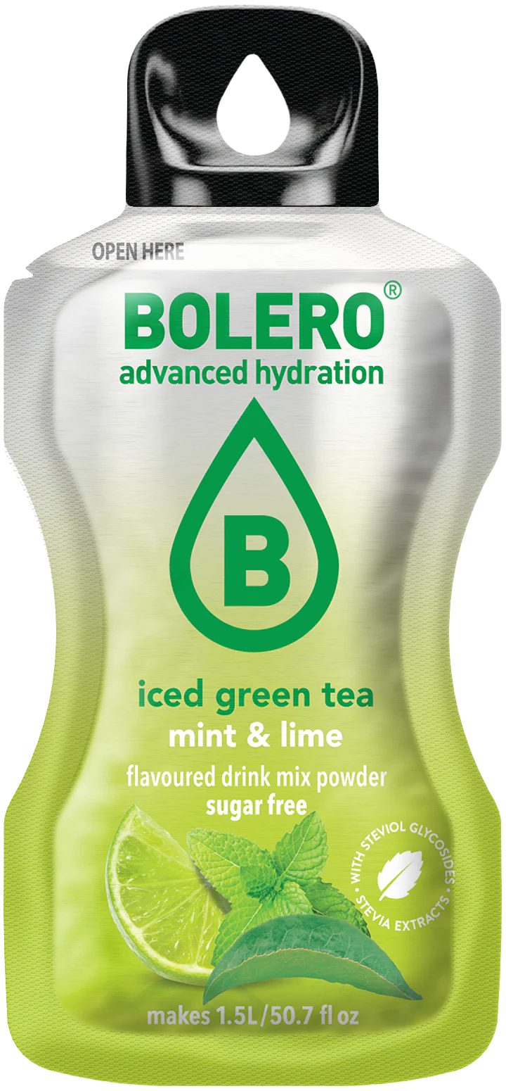 Bolero® ICED GREEN TEA Mint & Lime | 8g | 1,5L