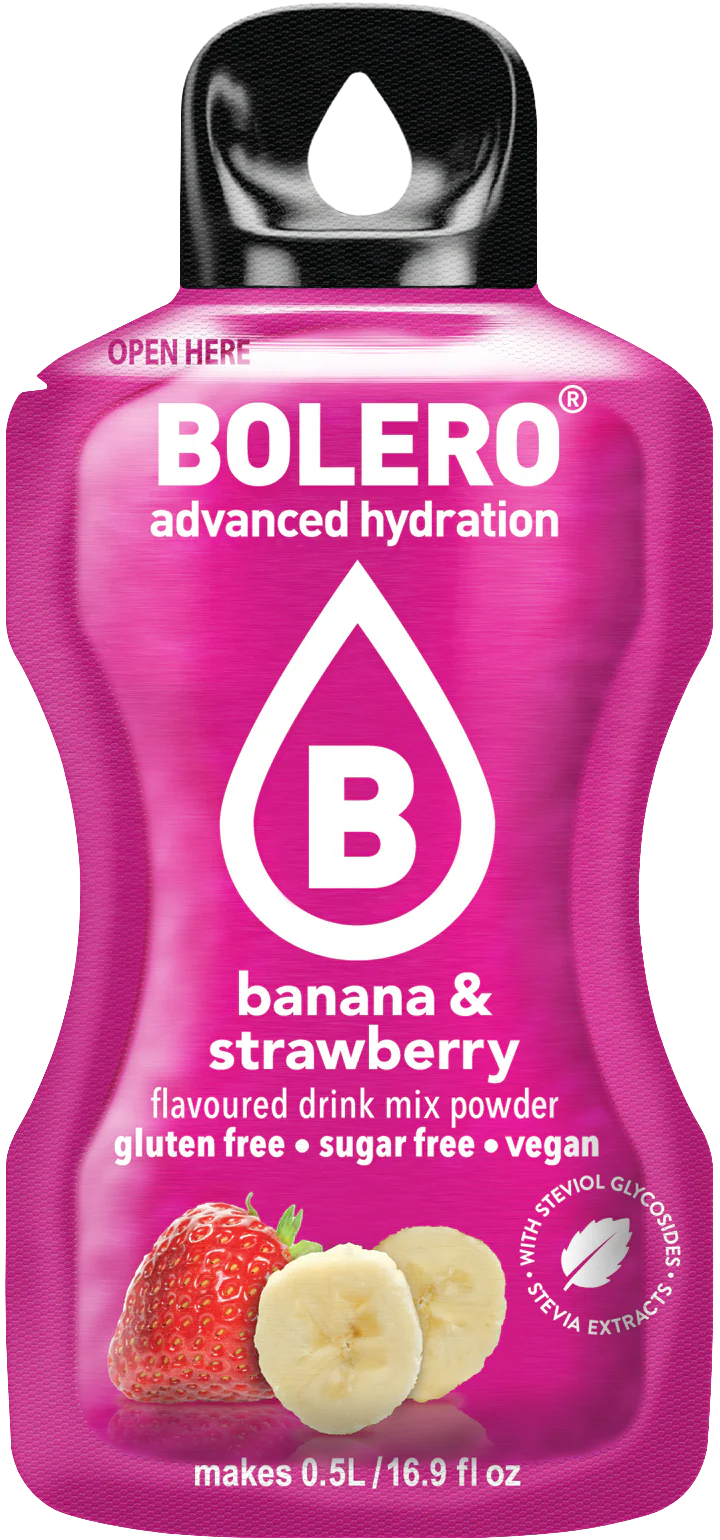 Bolero® STICKS - Banana & Strawberry (12 x 3g)
