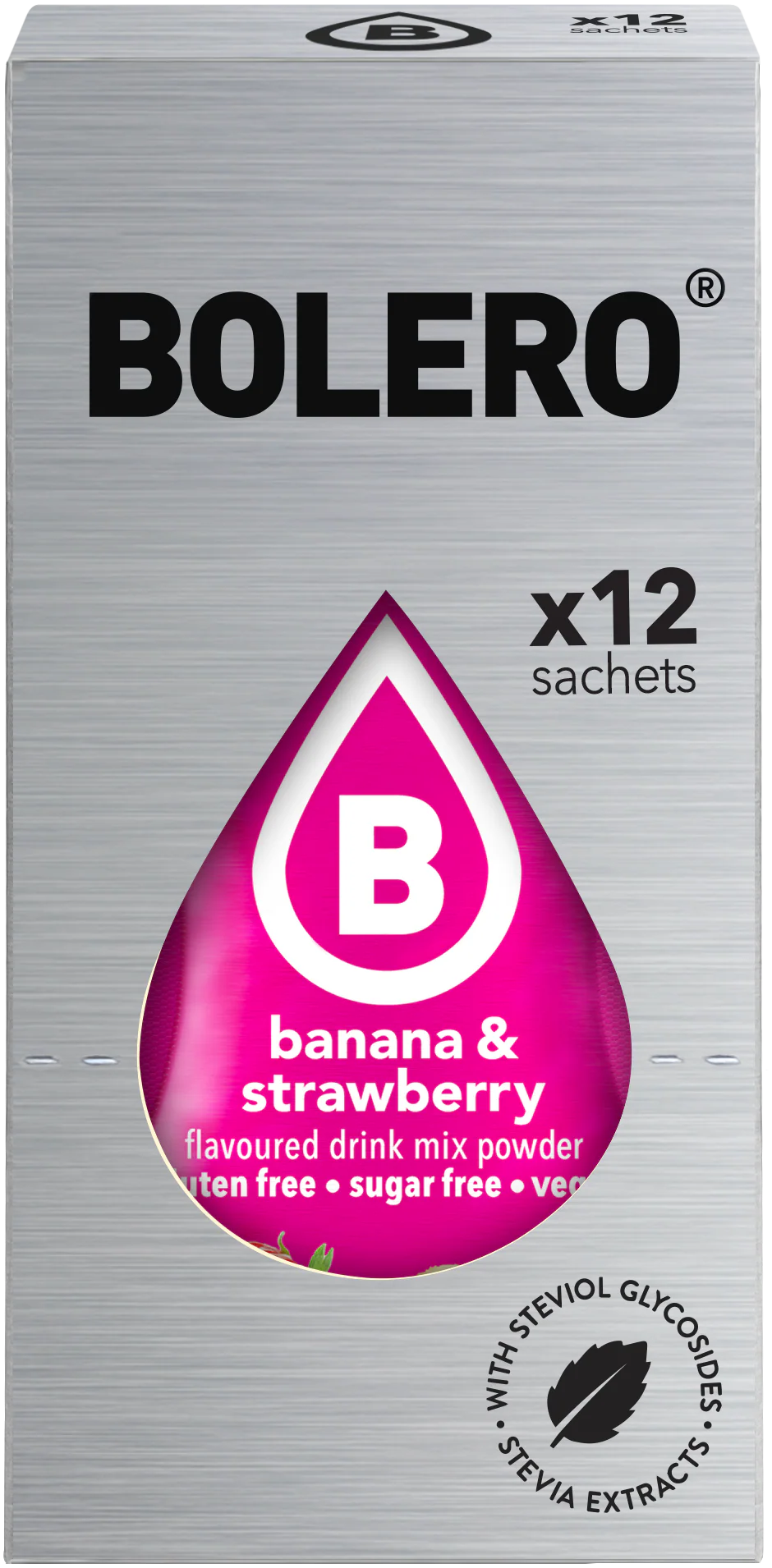 Bolero® STICKS - Banana & Strawberry (12 x 3g) - Image 2