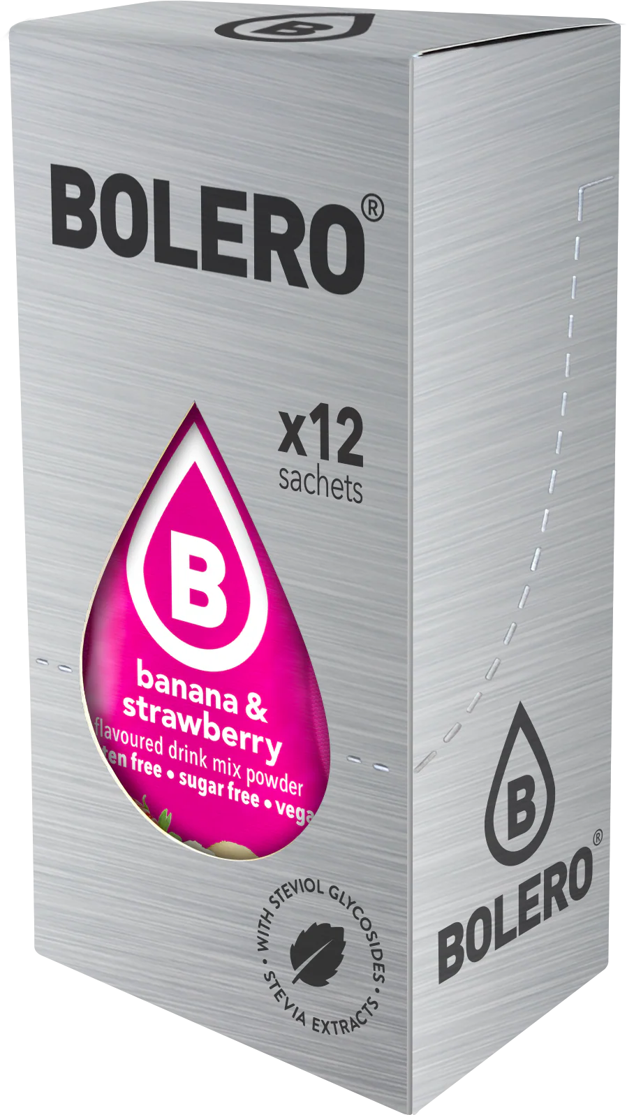 Bolero® STICKS - Banana & Strawberry (12 x 3g) - Image 3