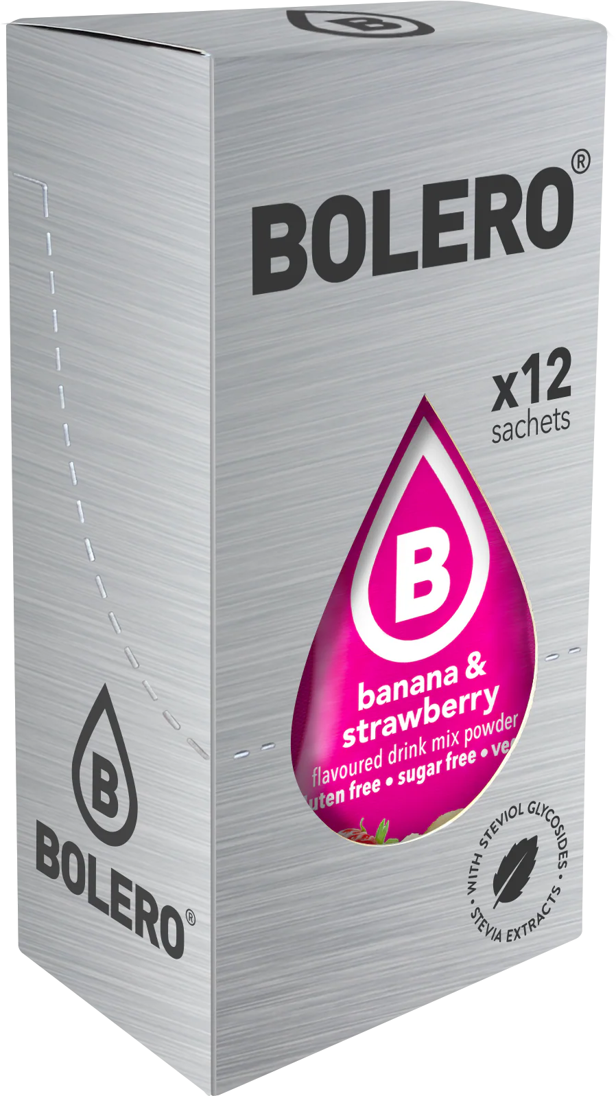Bolero® STICKS - Banana & Strawberry (12 x 3g) - Image 4