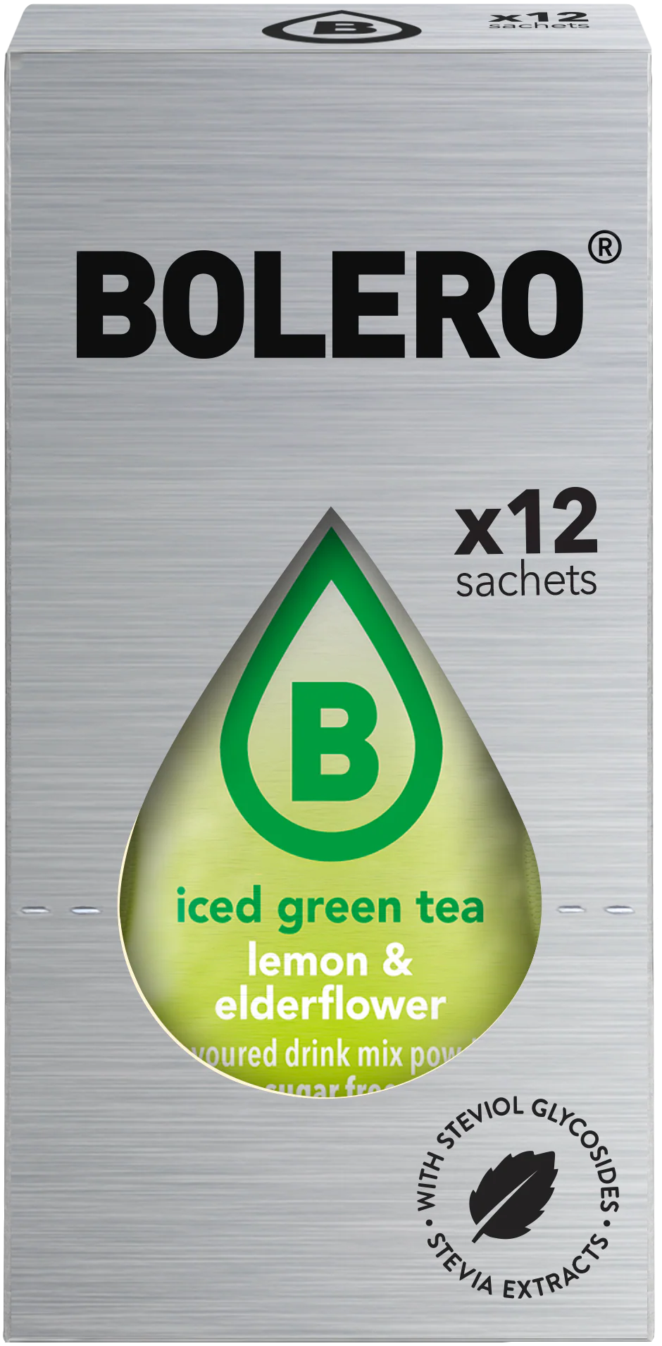 Bolero® STICKS ICED GREEN TEA Lemon & Elderflower (12 x 3g) - Image 2